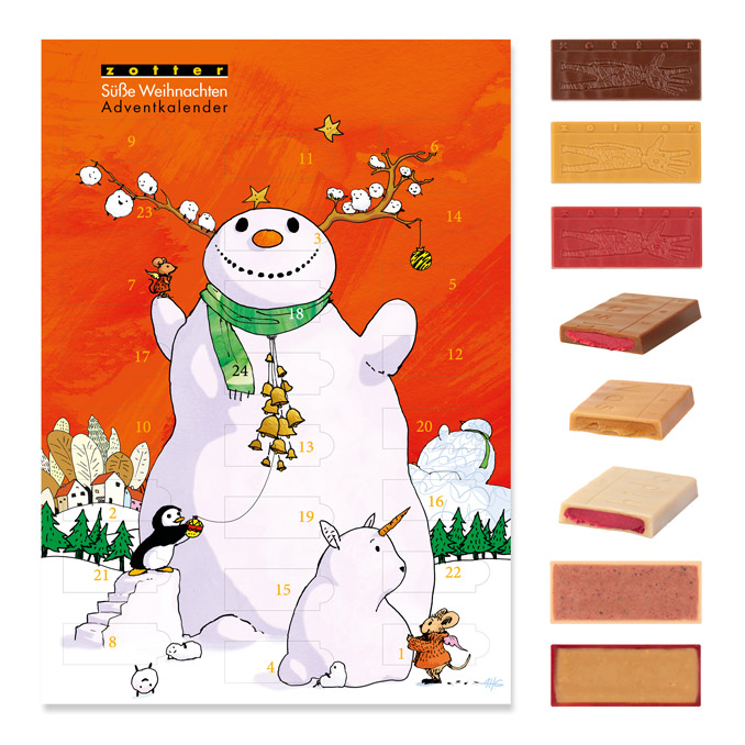 17751-suesse-weihnachten-adventkalender-1-de Zotter Adventkalender, kbA – Bild 1