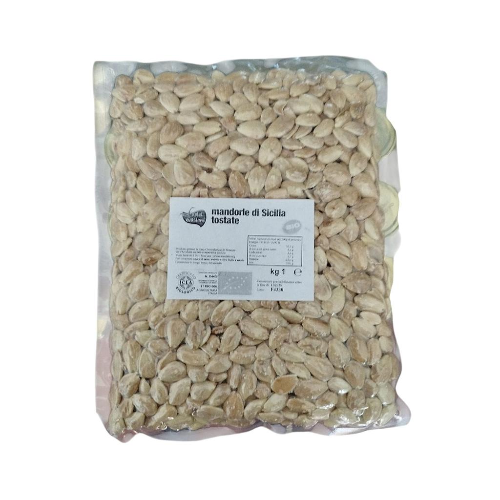 Mandeln 1kg geröstet geröstete Mandeln 1kg, bio – Bild 1